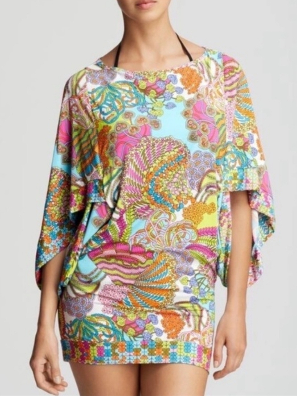 Trina Turk Coral Reef Swim Cover-up Dress
